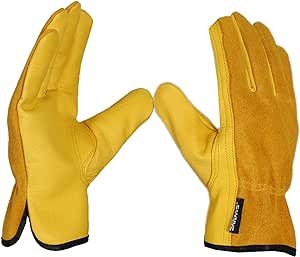 los mejores guantes de cuero jardín